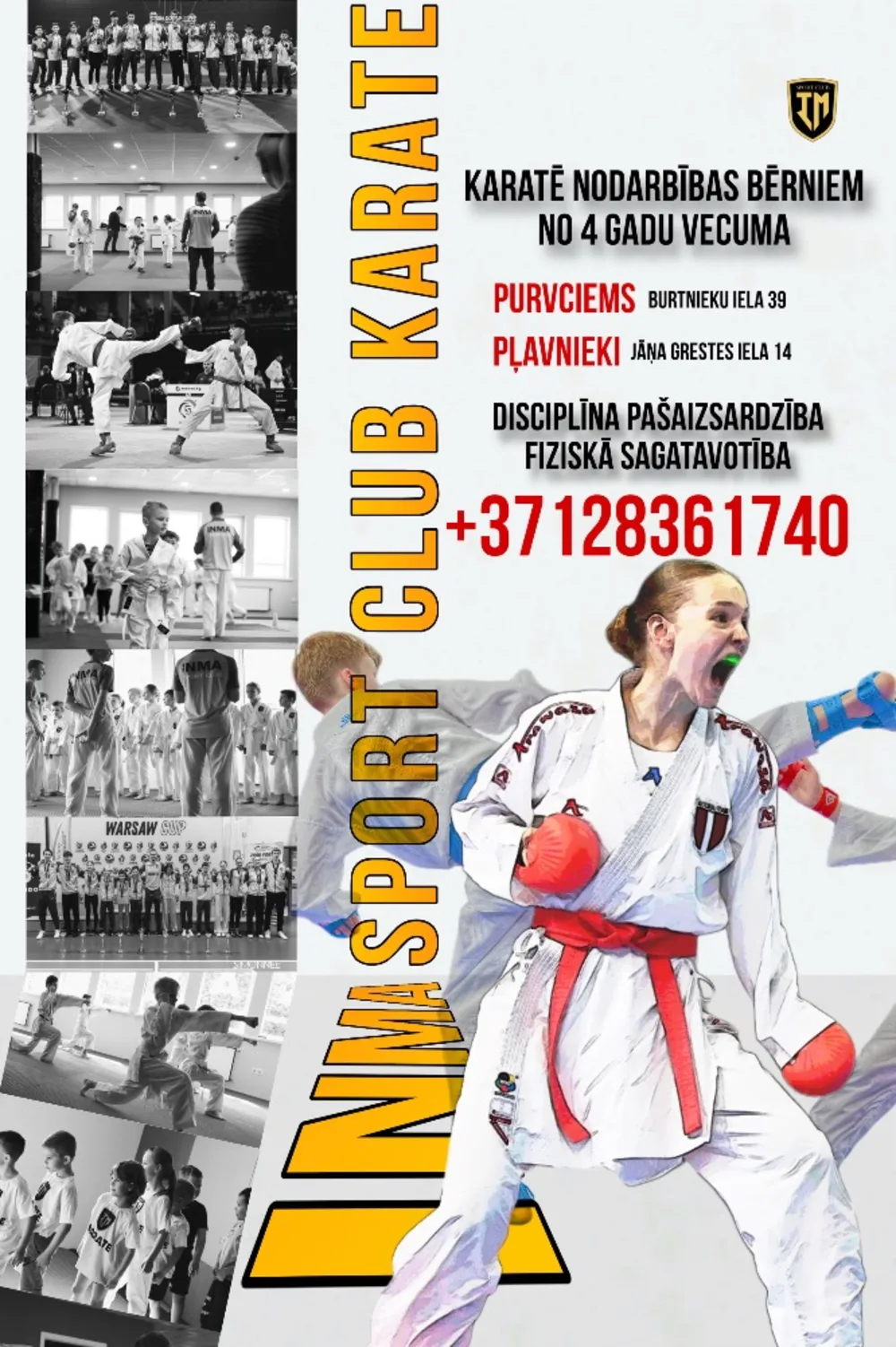 🥋Karatē nodarbības bērniem no 4 gadu vecuma