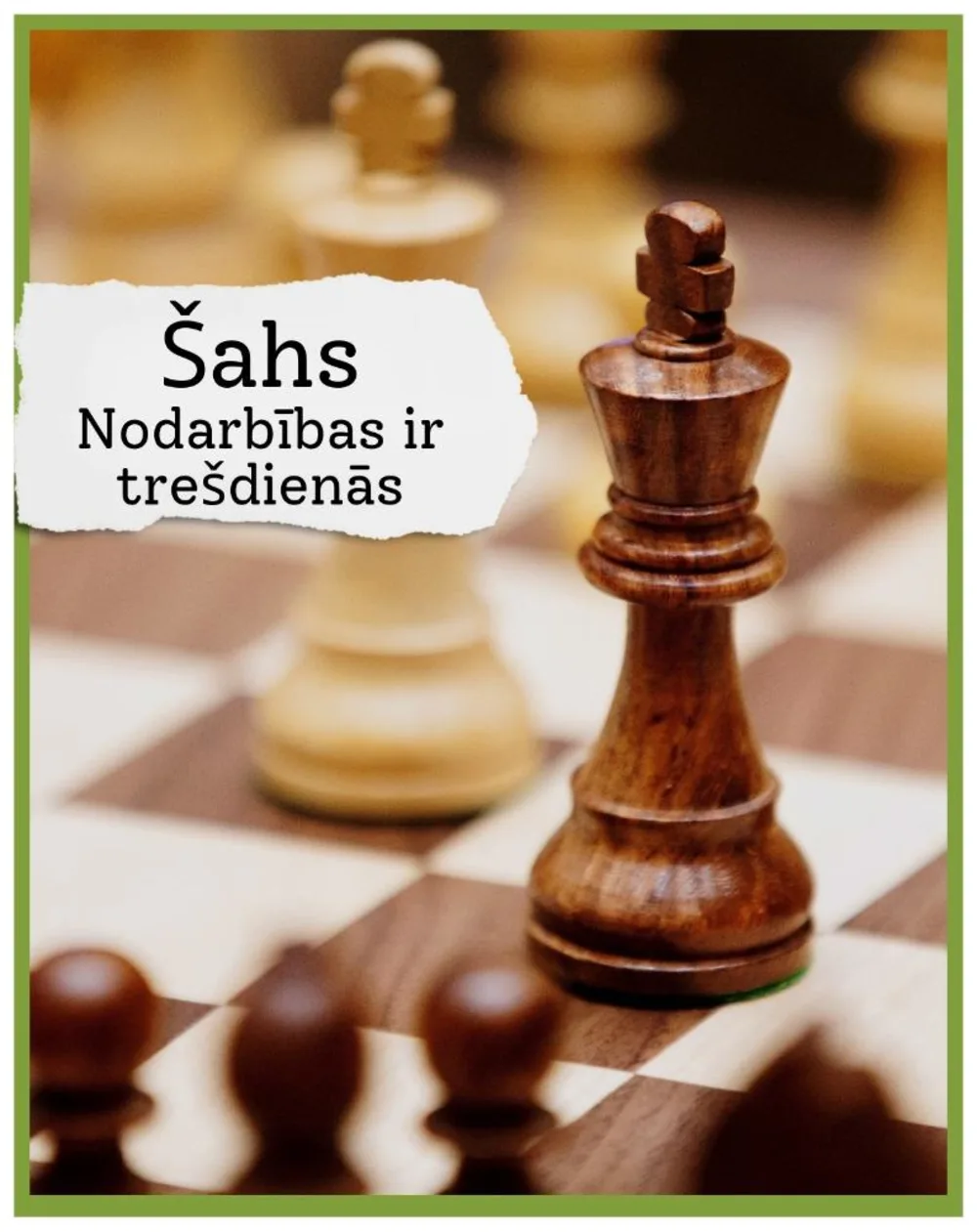 Šaha nodarbības bērniem